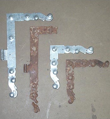 Fensterwinkel aus Schmiedeeisen